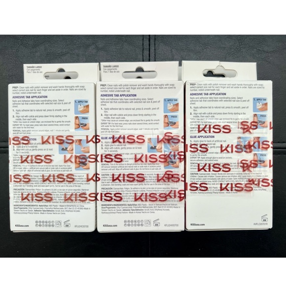 Kiss Gel Fantasy Nails Long Length 6 packs - Picture 3 of 3